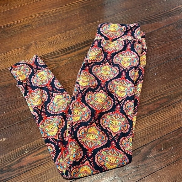 Lularoe Women’s Paisley Leggings One Size - Picture 1 of 6